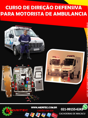 Detalhes doCURSO DE DIREÇÃO DEFENSIVA PARA MOTORISTA DE AMBULÂNCIA